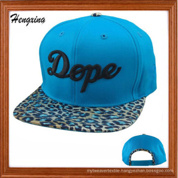 Print Peak Back Bordure 3D Embroidery Snapback Hats